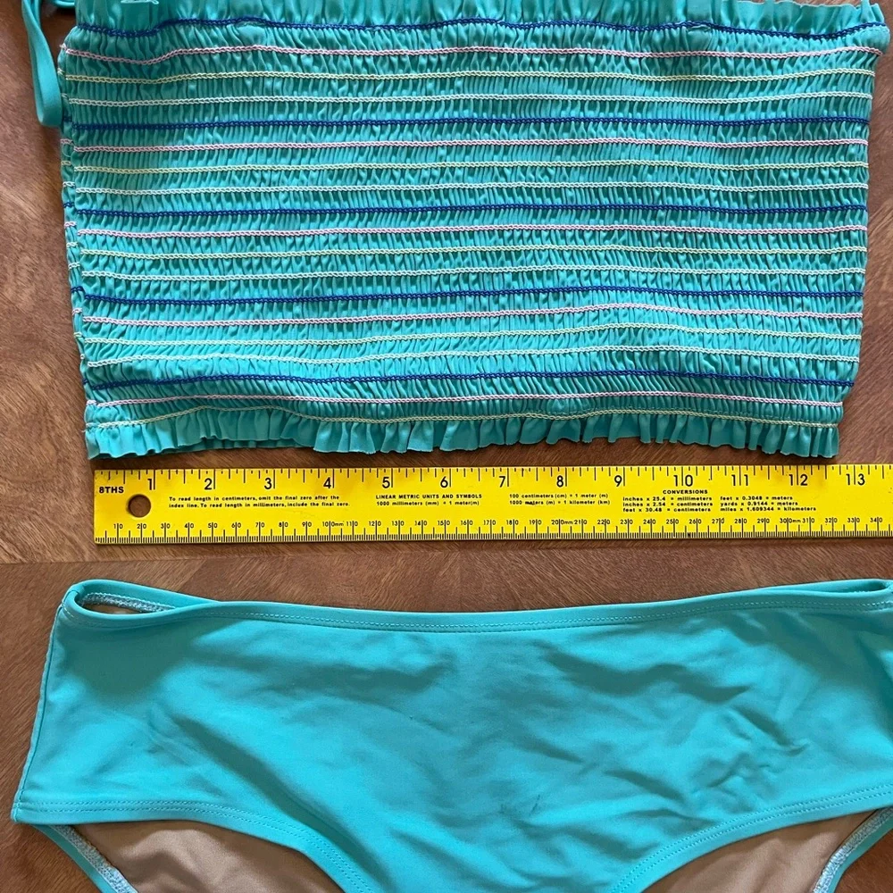 Old Navy Turquoise Bandeau Bikini Set – XXL Girl